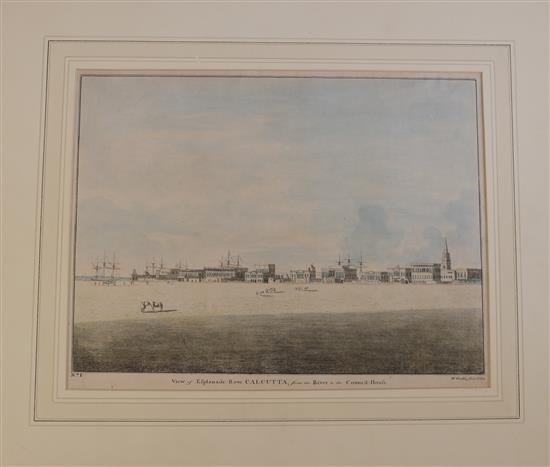 William Baillie (1752-1799) Views of Calcutta, 1794 11 x 14.75in., unframed
